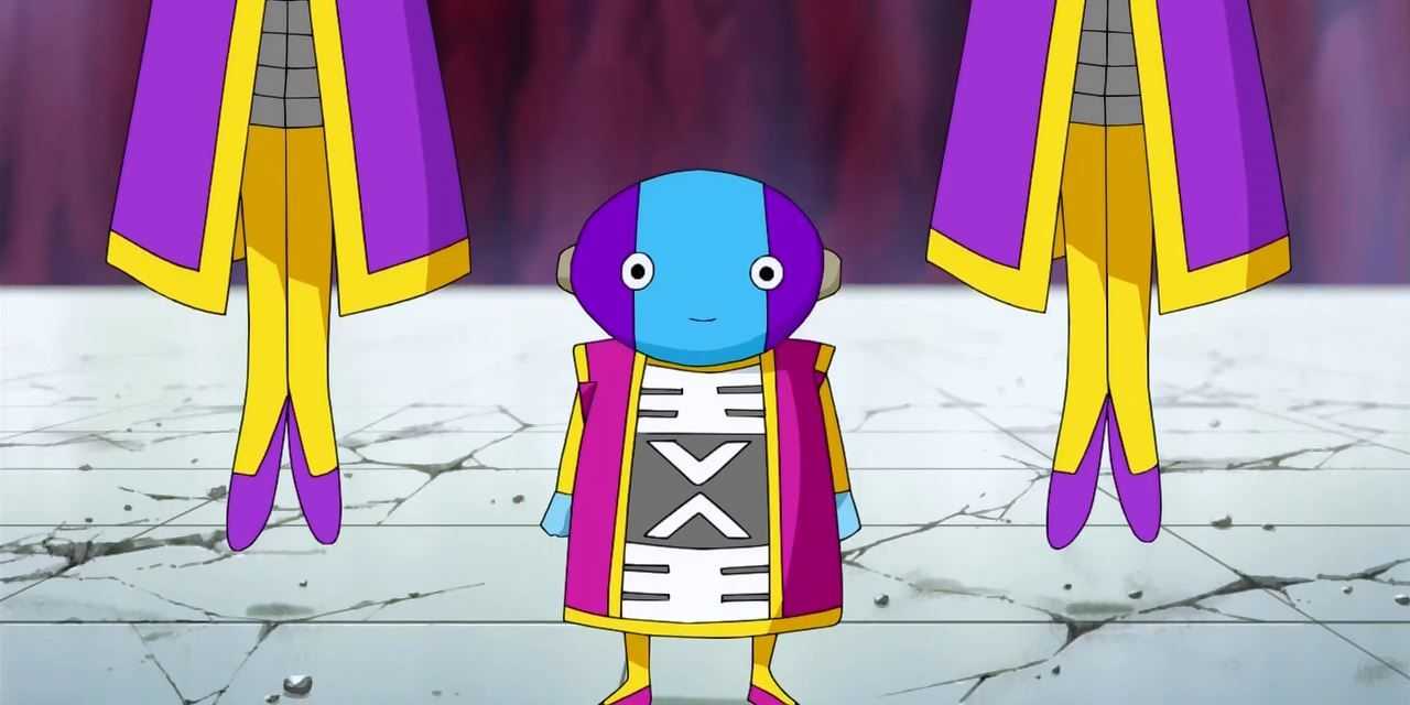 ドラゴンボール超のデストロイヤーズトーナメントの最後にビルスとシャンパと対峙するゼノ
