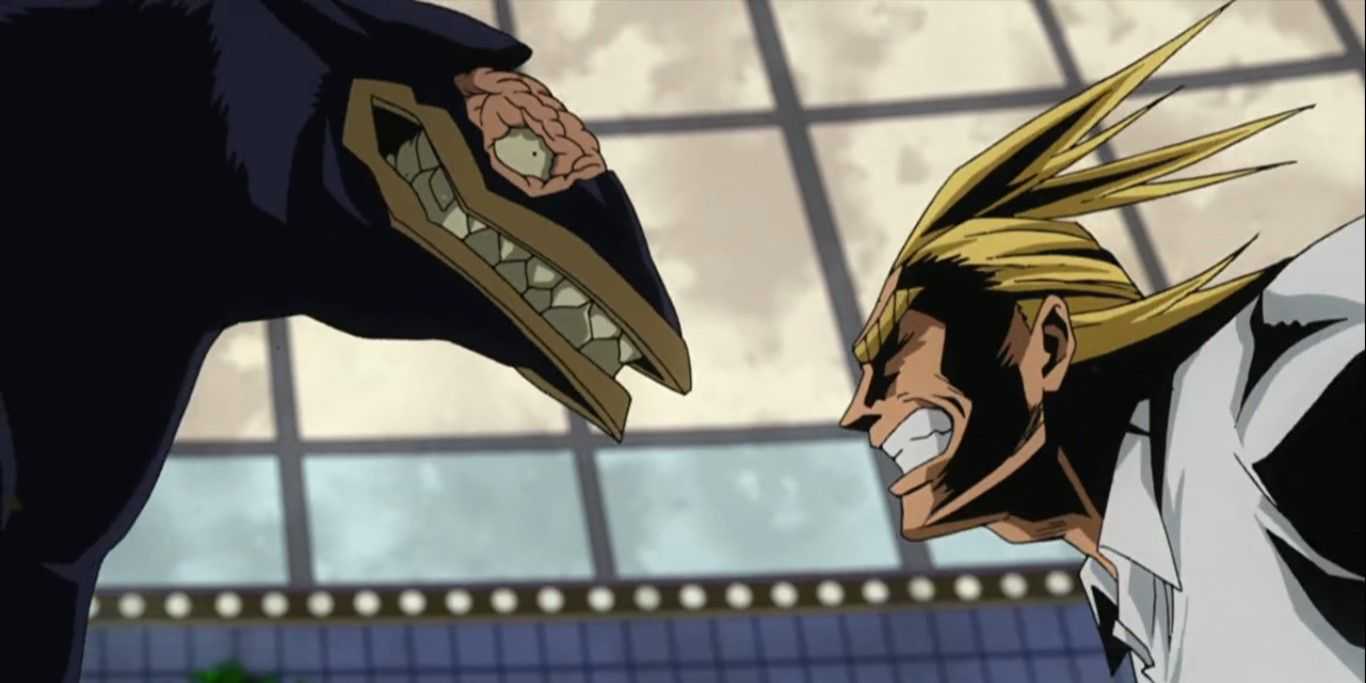 All MIght vs Nomu na UA v sezóne 1.
