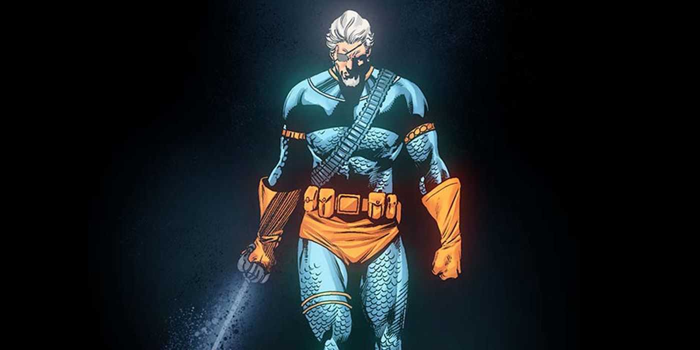 Todesstoß geht mit gezogenem Schwert in DC Comics
