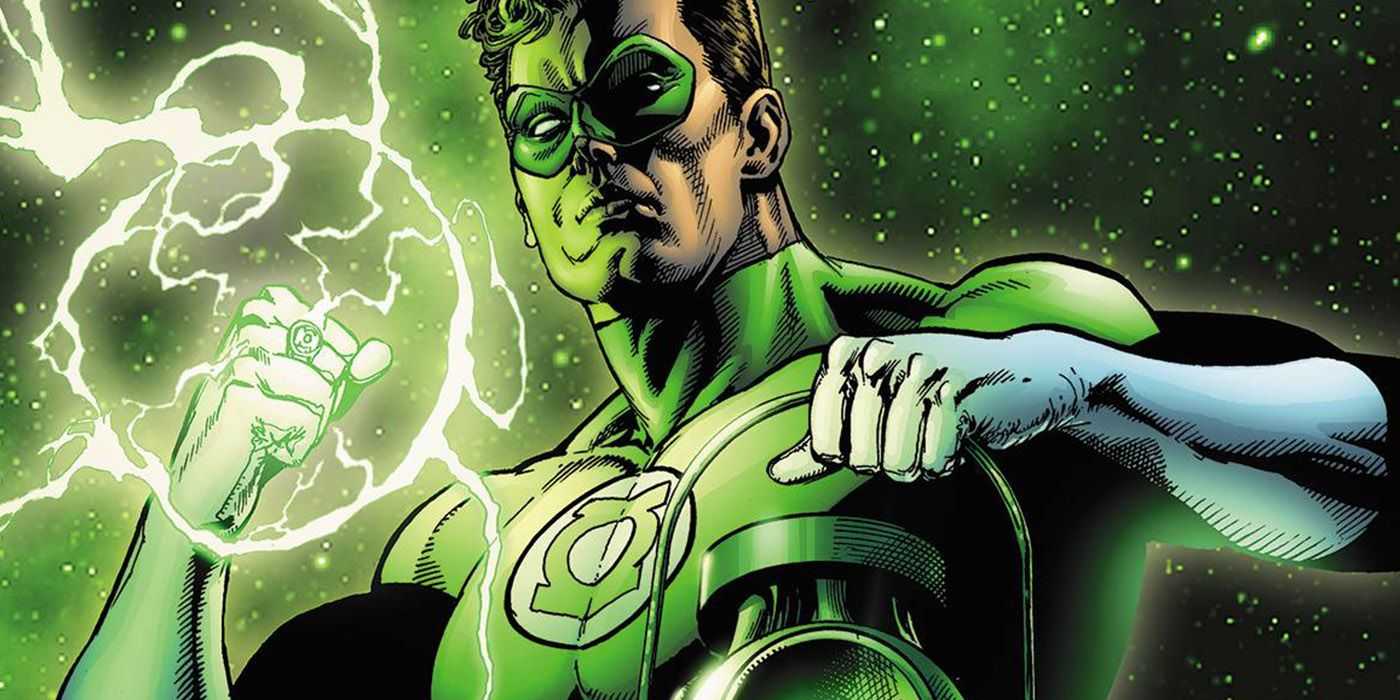 Hal Jordan si dobíja prsteň Green Lantern v DC Comics.