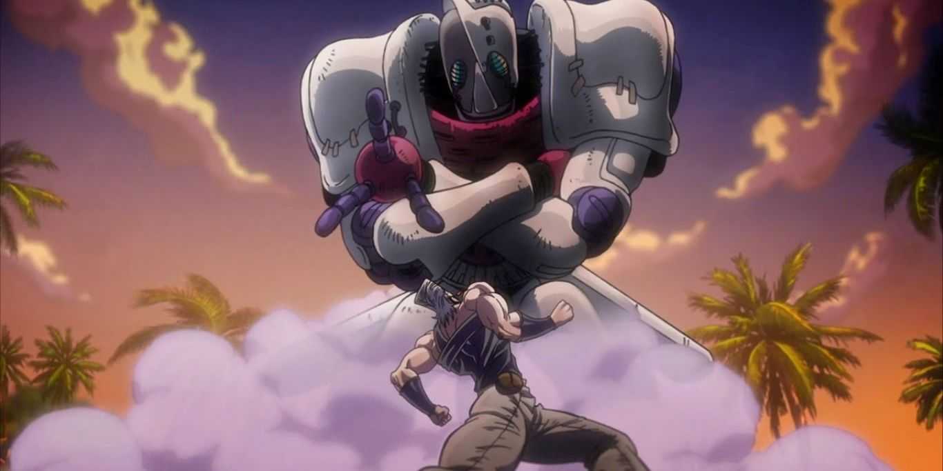 Аниме JoJos Bizarre Adventure Stardust Crusaders Judgment Stand Польнарефф