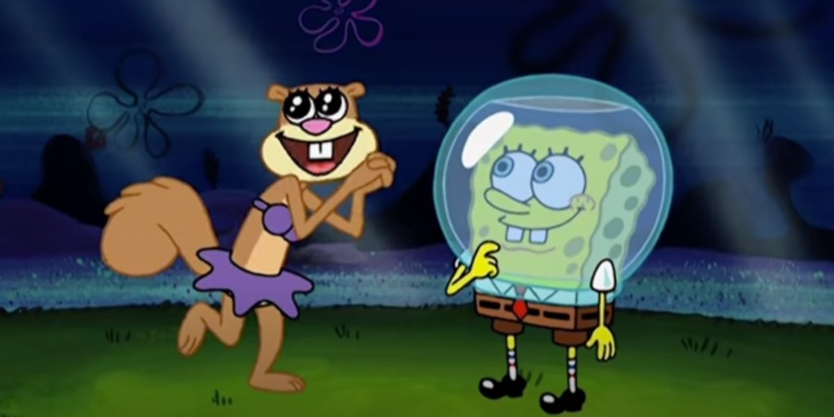 Sandy denkt über Weihnachten in SpongeBob Schwammkopf nach.