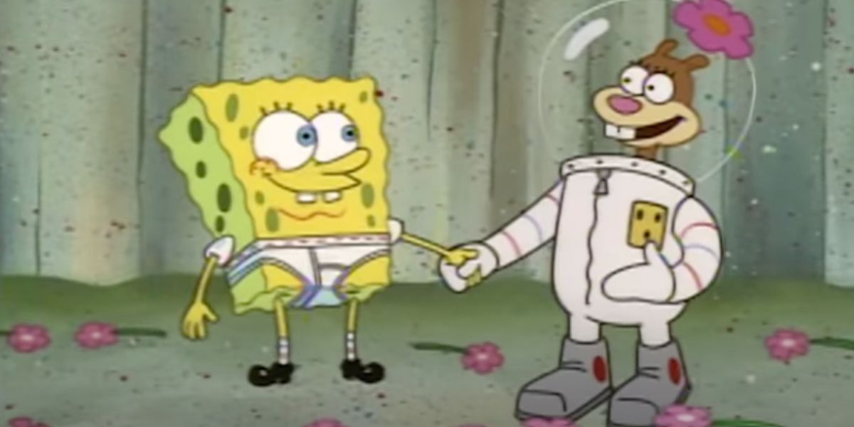 SpongeBob und Sandy in SpongeBob Schwammkopf.