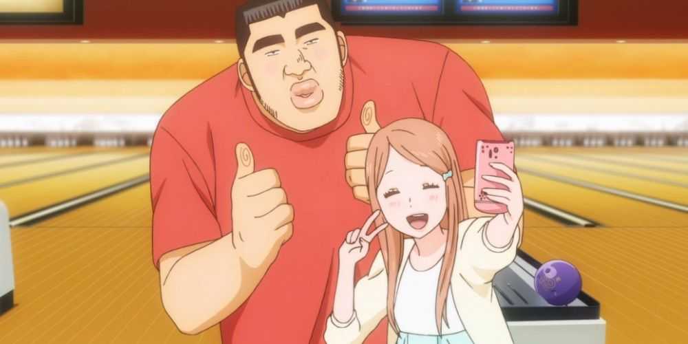 ¡¡Takeo Gouda y Rinko Yamato tomándose una selfie en una bolera en My Love Story!!