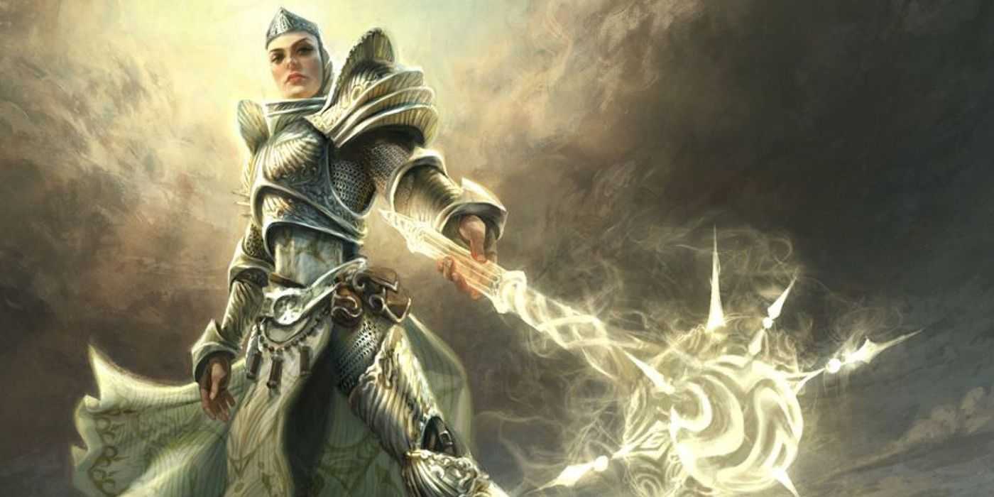 Klerik ovládajúci žiarivú zbraň v DnD
