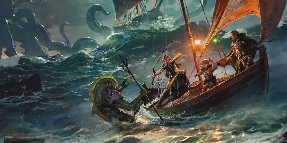 Das Cover für die Küsten-DnD-Kampagne „Ghosts of Saltmarsh“.