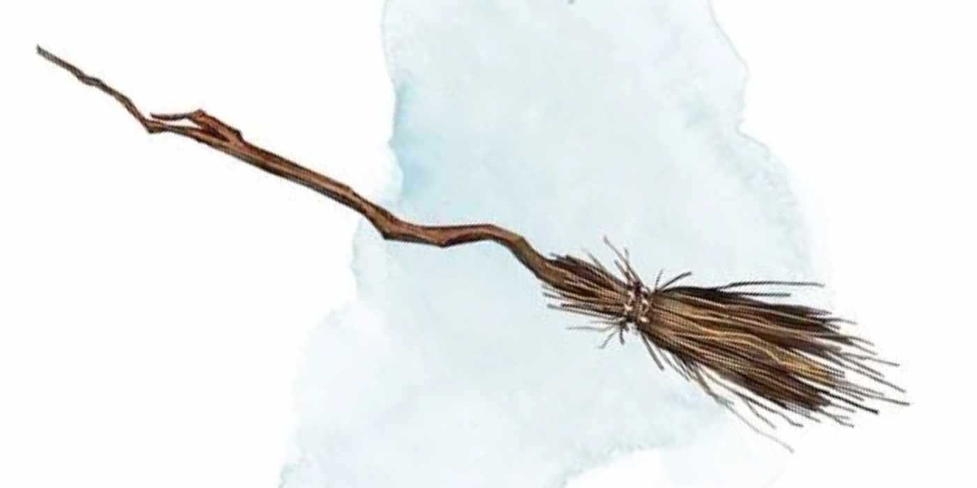 Ein magischer Besen des fliegenden Gegenstands vom DnD 5e Dungeon Master