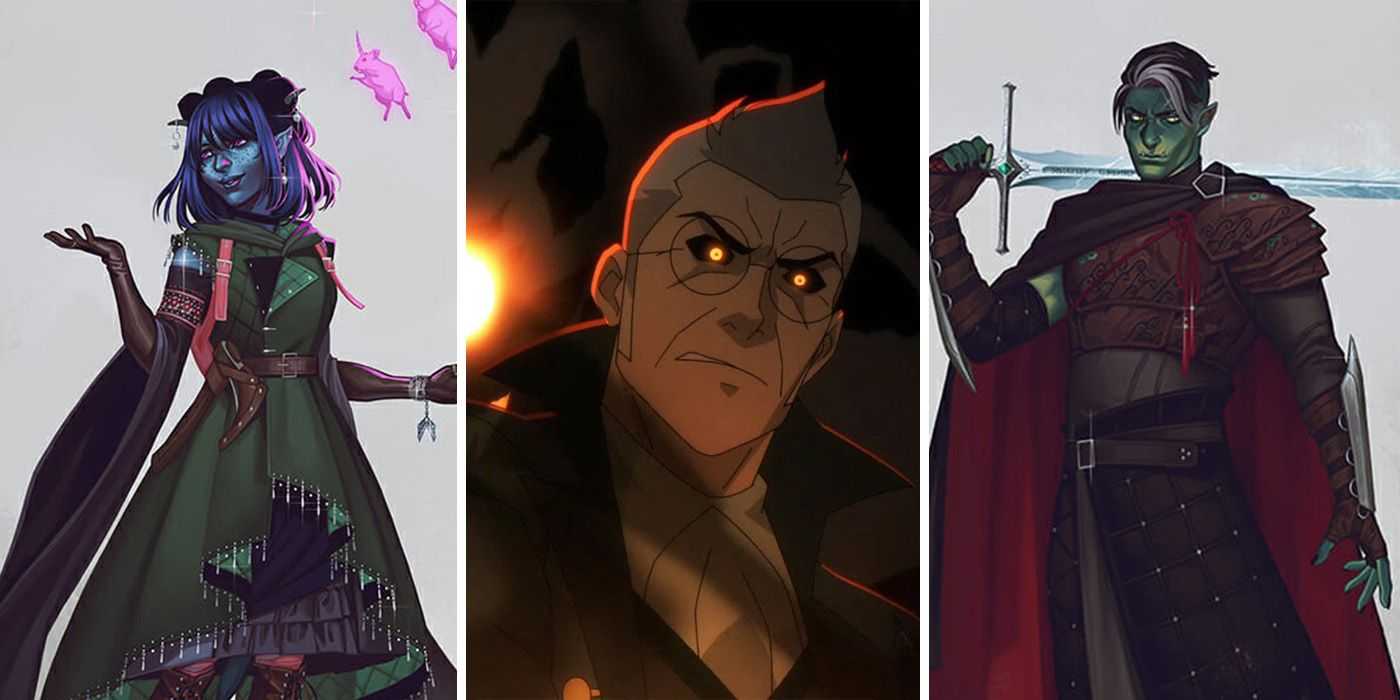Aufteilung: Percy von Vox Machina animiert, Jester und Fjord von Mighty Nein