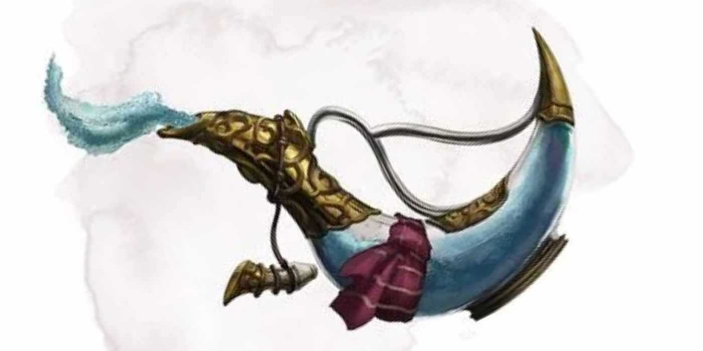 Ein magischer Gegenstand „Dekanter mit endlosem Wasser“ im DnD 5e Dungeon Master