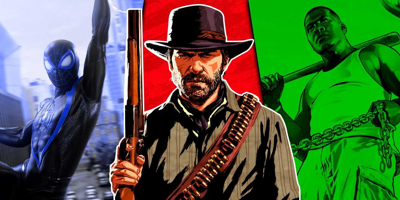 Red Dead Redemption II, GTA V und Spider-Man 2