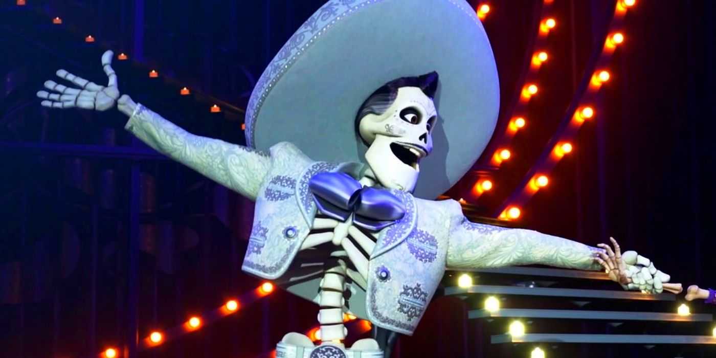 Coco Ernesto de la Cruz singing in Coco.