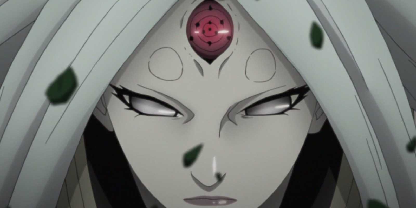 Kaguya Otsutsuki Glaring v Naruto Shippuden