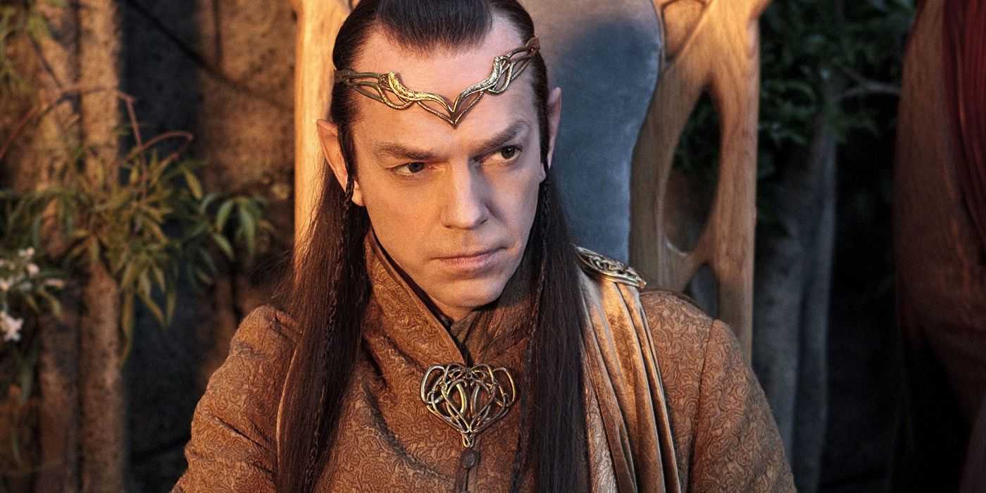 Hugo Weaving como Elrond de El Hobbit