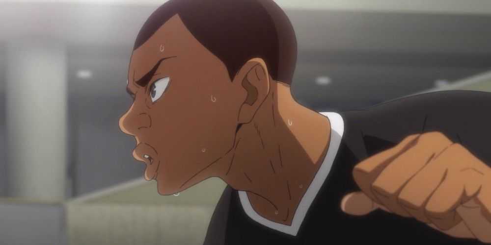 Aran Ojiro lapá po dychu v Haikyuu!!