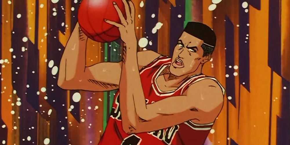 Takenori Akagi získava odraz v Slam Dunk