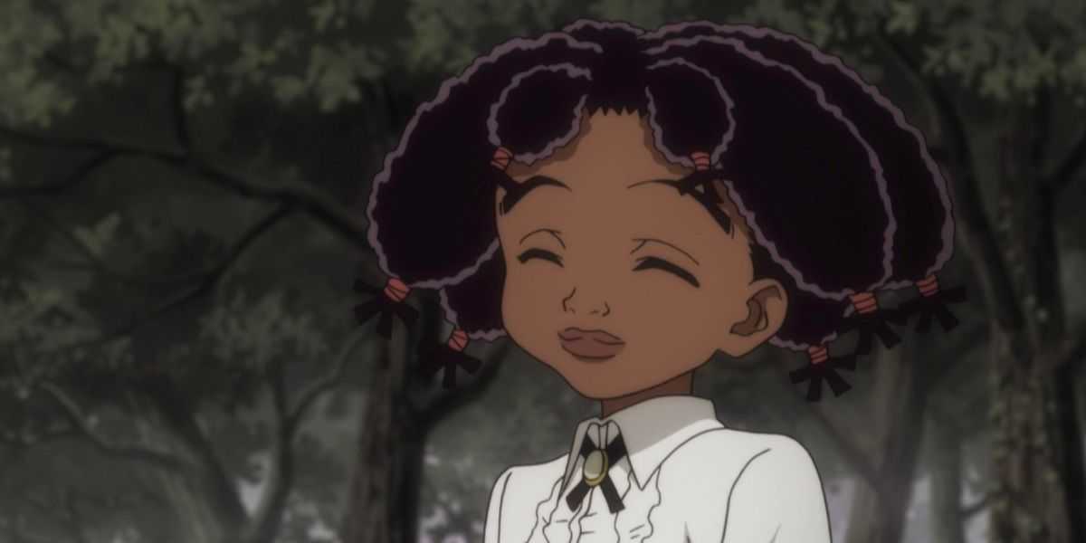 Canary sa usmieva v Zoldyck Estate vo filme Hunter x Hunter (2011)