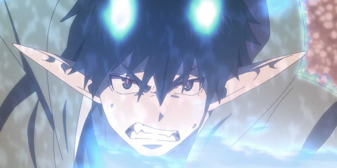 Rin Okumura ist in „Blue Exorcist“ wütend.