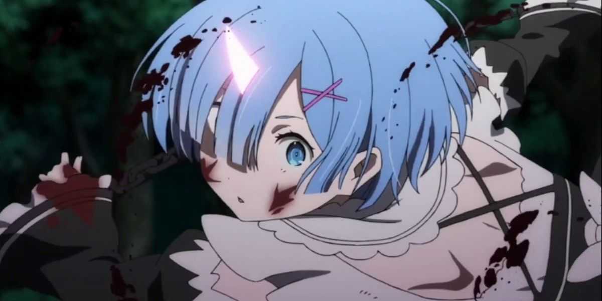 Rem aus Re:Zero nutzt ihre Kräfte in ihrer Oni-Form