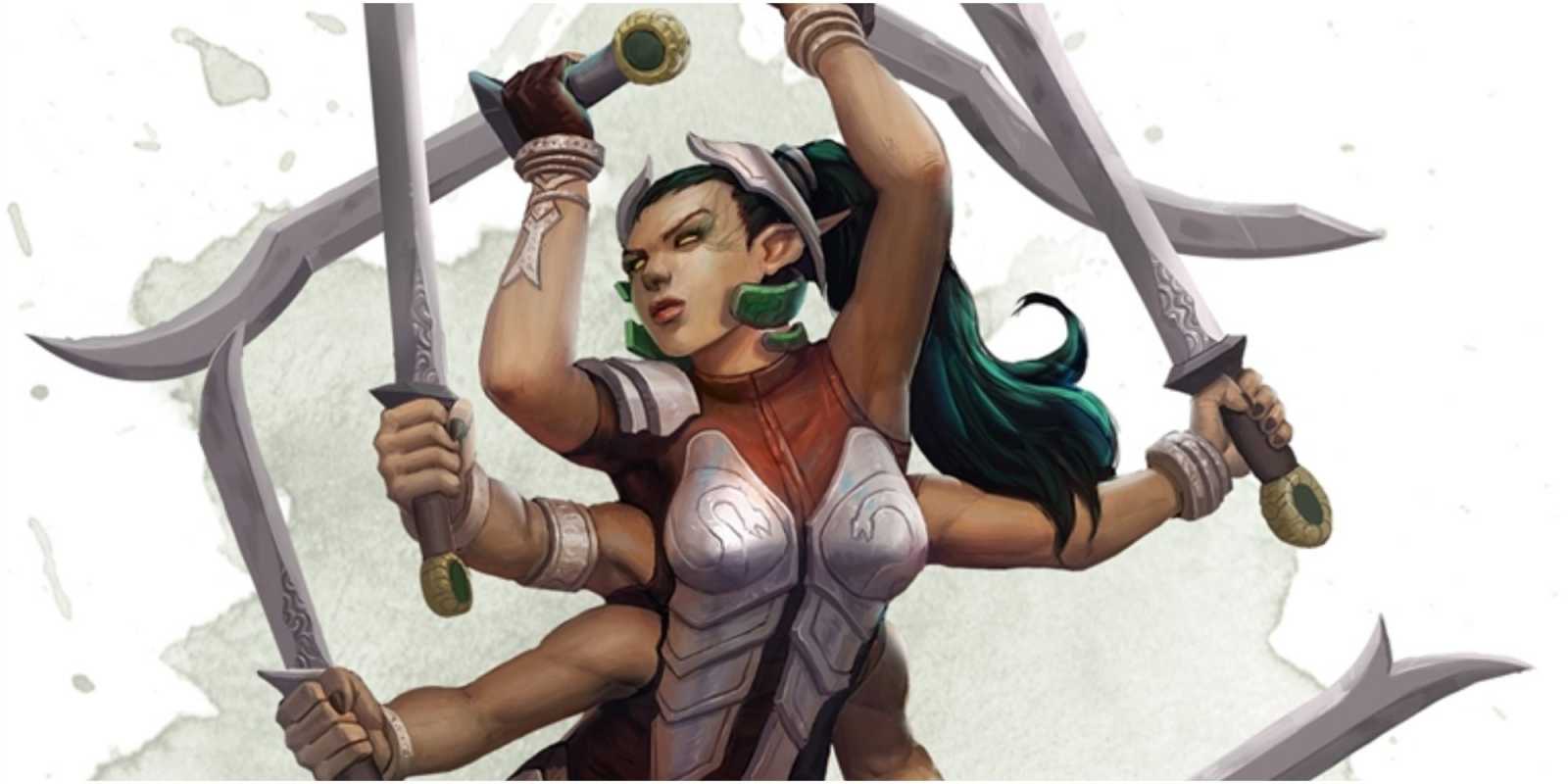 un demonio marilith en D&D