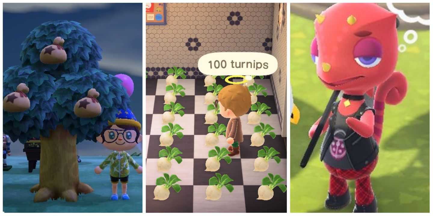 金のなる木、カブ 100 個、『Animal Crossing: New Horizons』のフリック