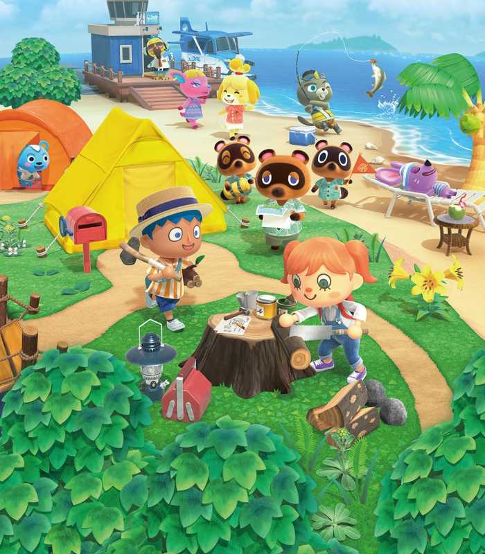『Animal Crossing: New Horizons』のカバーアート ポスター