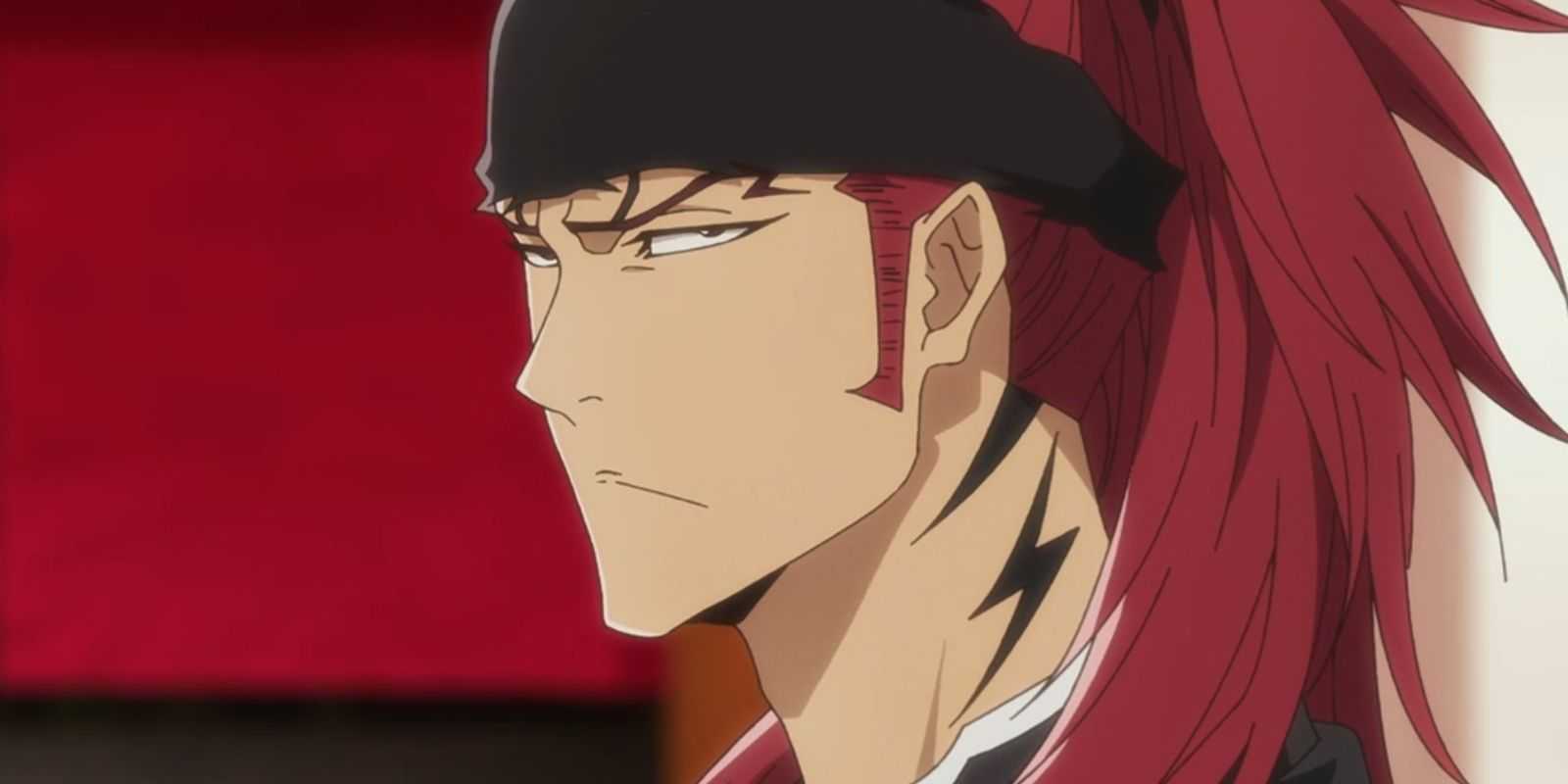 アニメ「BLEACH」で横目を向ける阿散井恋次