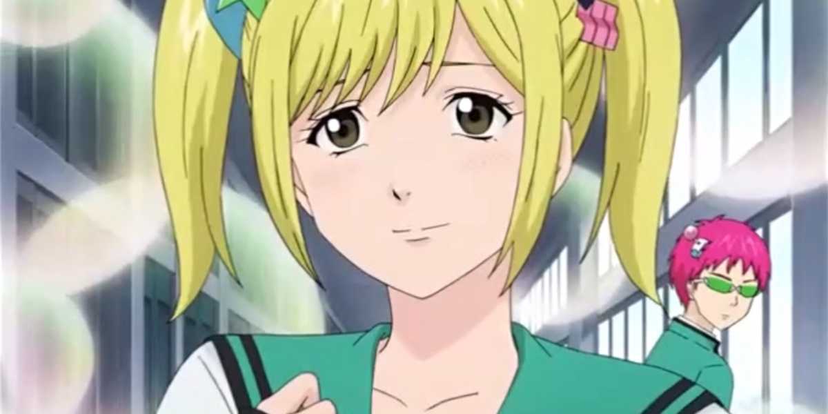 Saiki K spieva s Mikoto Aiura a Kokomi Teruhashi