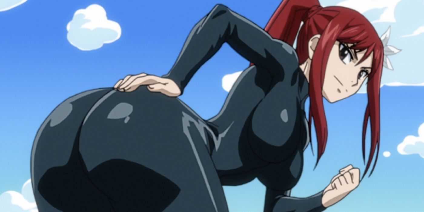 Erza Scarlet Fairy Tail Popo Jiggle Çetesi