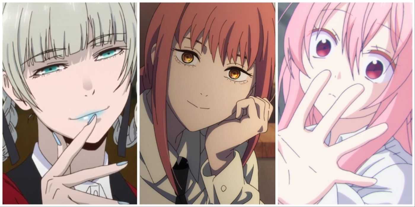 Kakegurui Kirari, Chainsaw Man Makima und Happy Sugar Life Sato