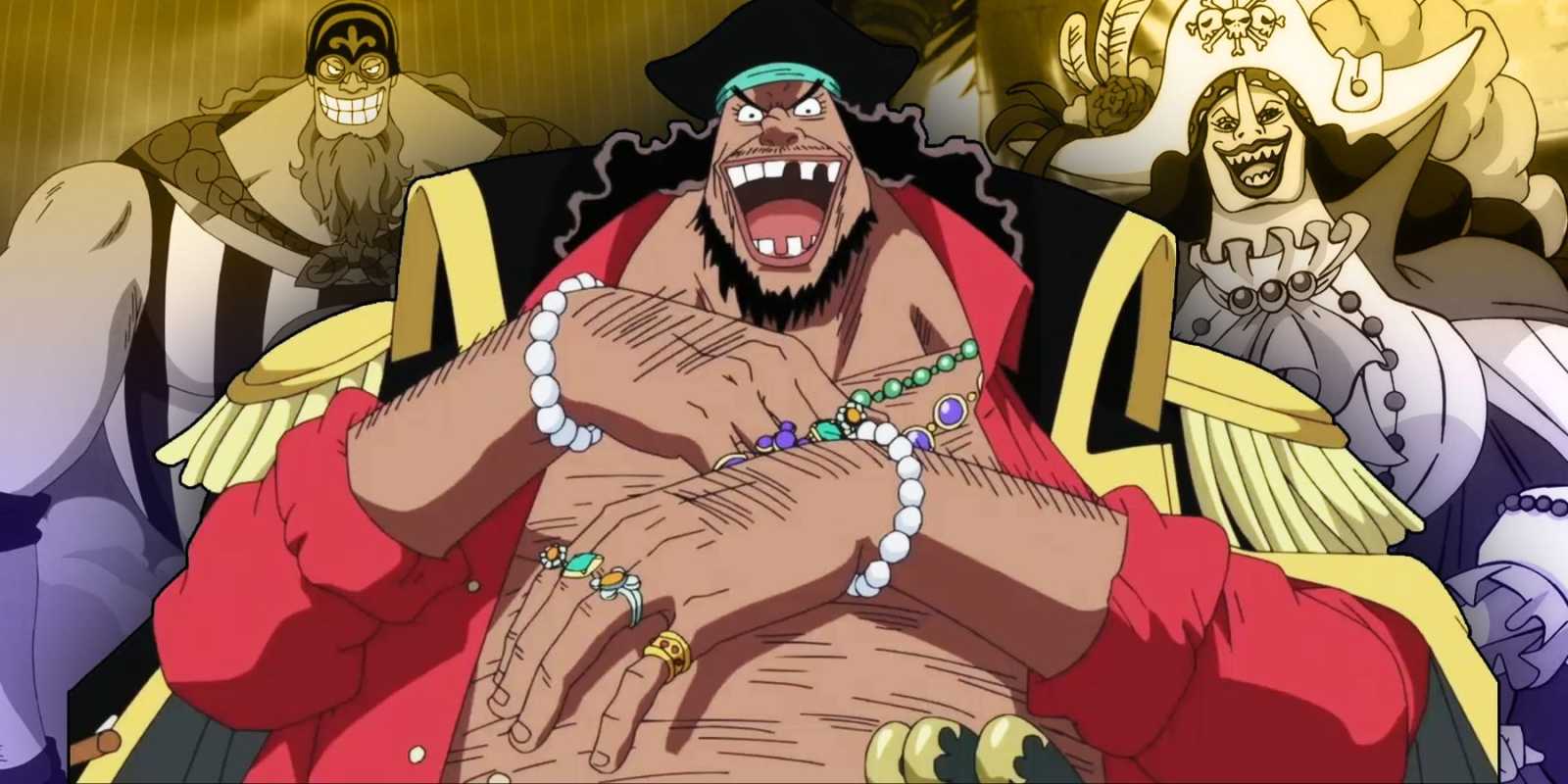 Jesus Burgess, Marshall D. Teach und Catarina Devon von den Blackbeard Pirates