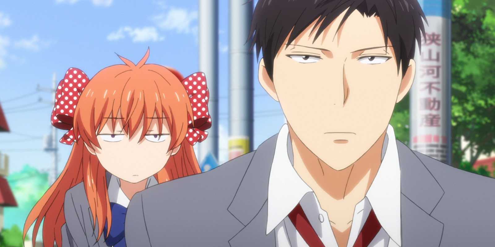 Nozaki y Sakura de Monthly Girls Nozaki-kun