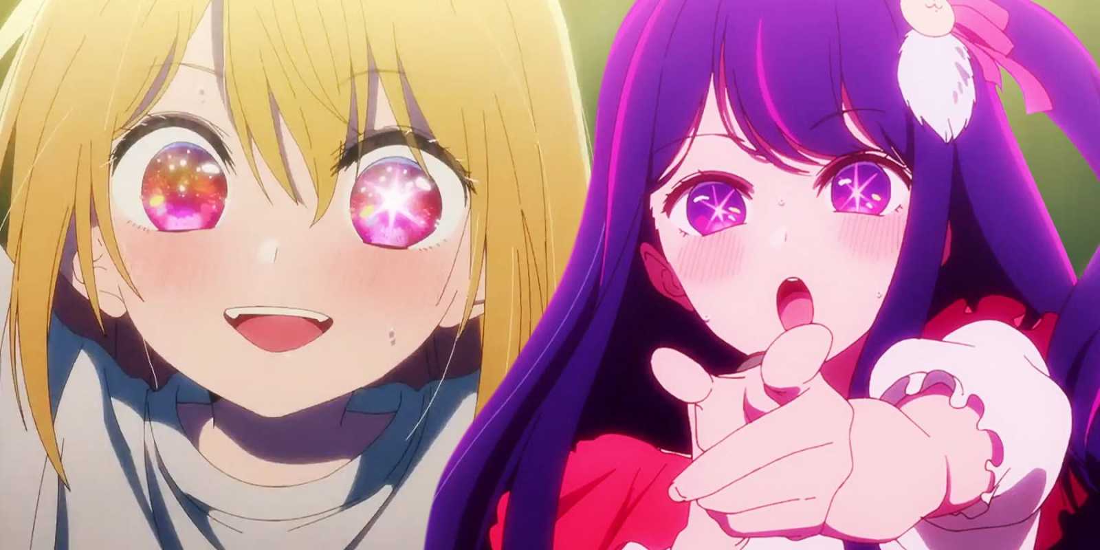 Ai Hoshino a Ruby Hoshino v Oshi no Ko