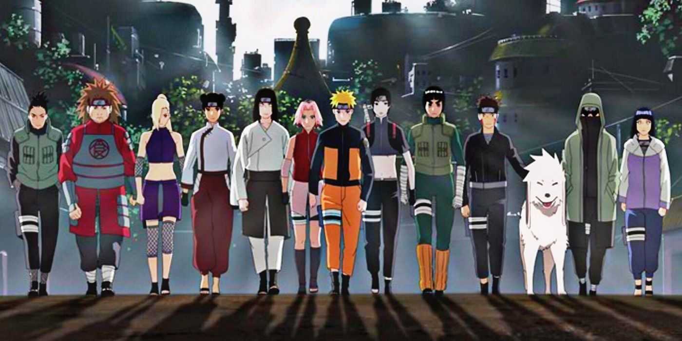Equipo Ebisu con Konohomaru, Moegi y Udon