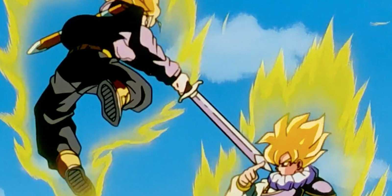 Goku vs Trunks DBZ