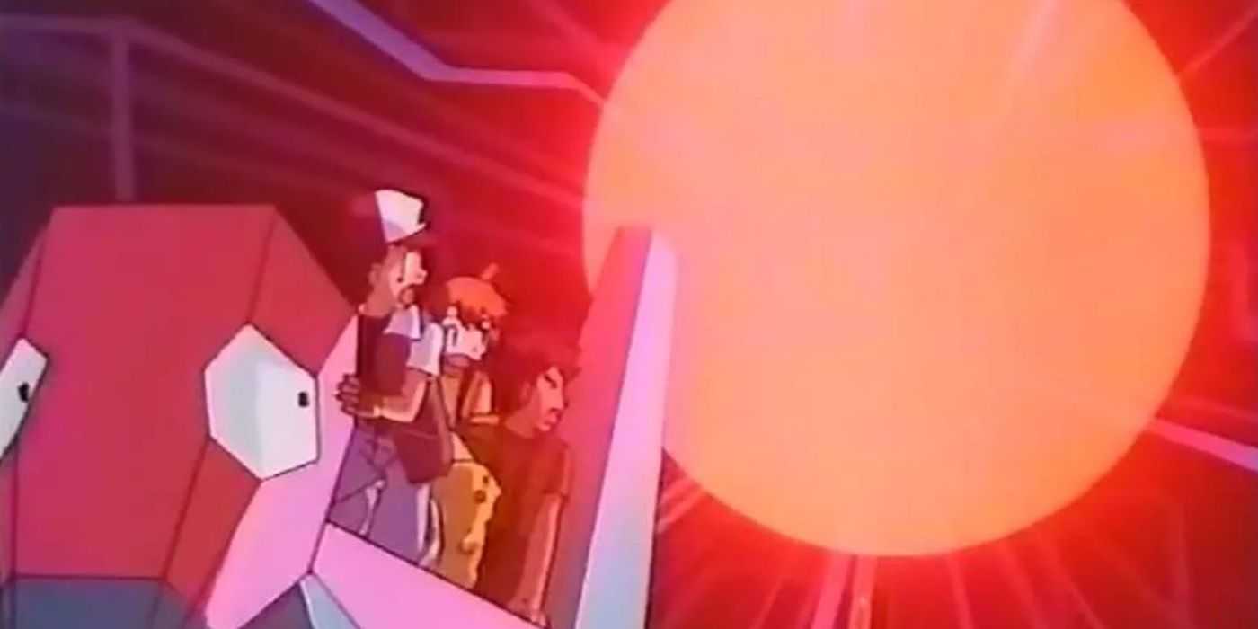 1997 年のポケモン アニメのポリゴンのエピソード。明るく点滅する色が特徴です。