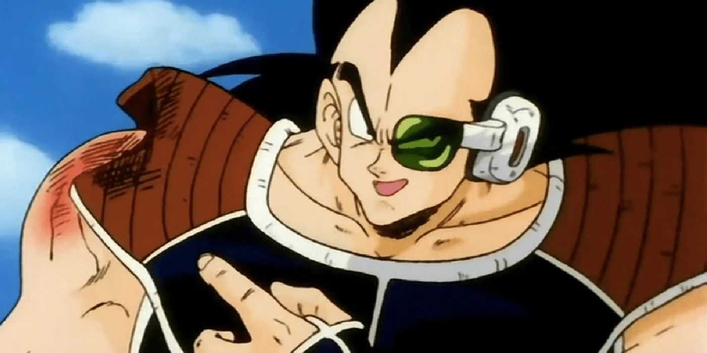 ドラゴンボールZでラディッツが肉の傷を拭う