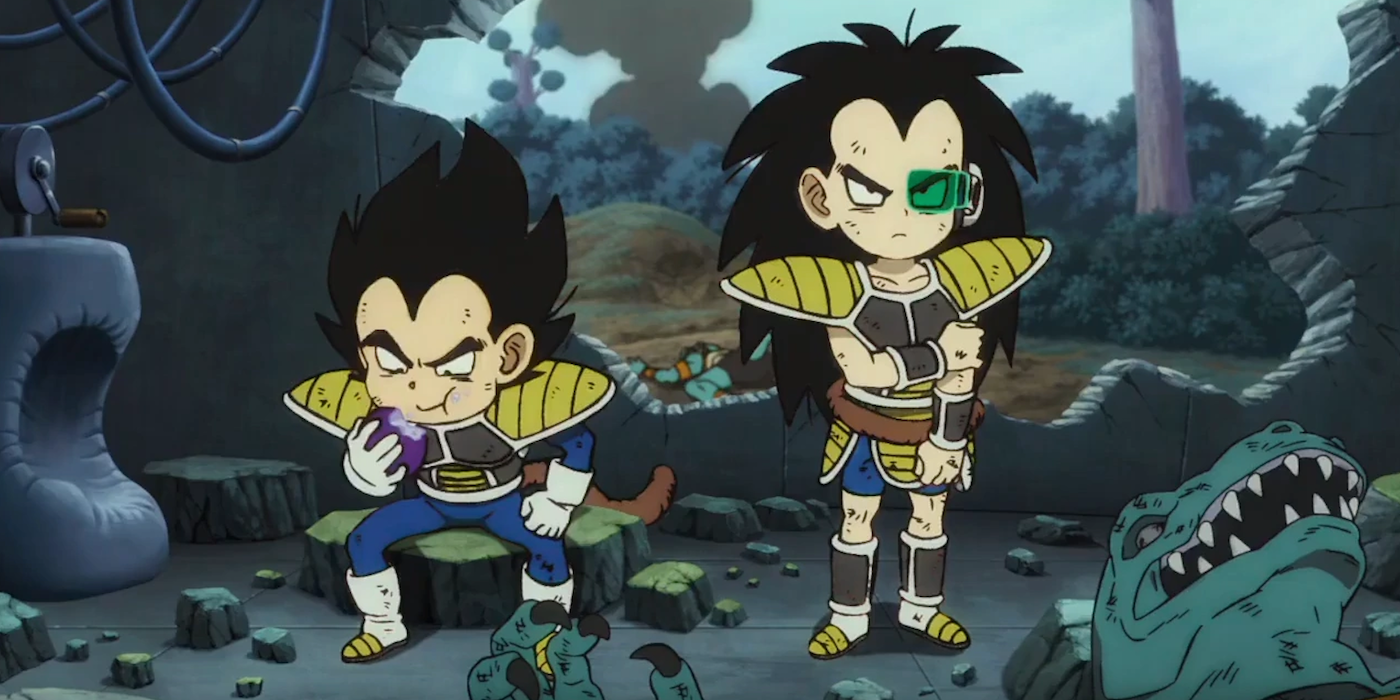 『ドラゴンボール超 ブロリー』の子供時代のラディッツとベジータ