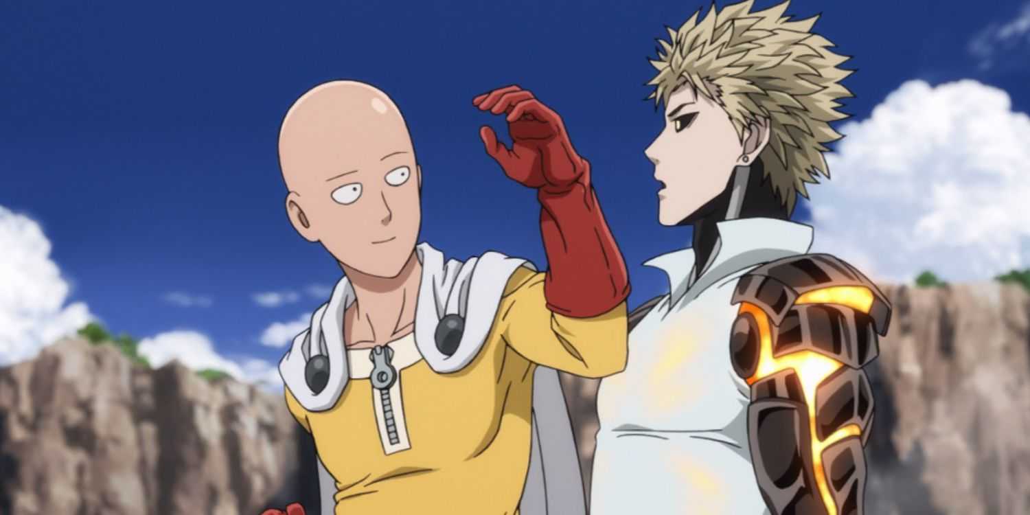 Saitama und Genos im One Punch Man-Anime