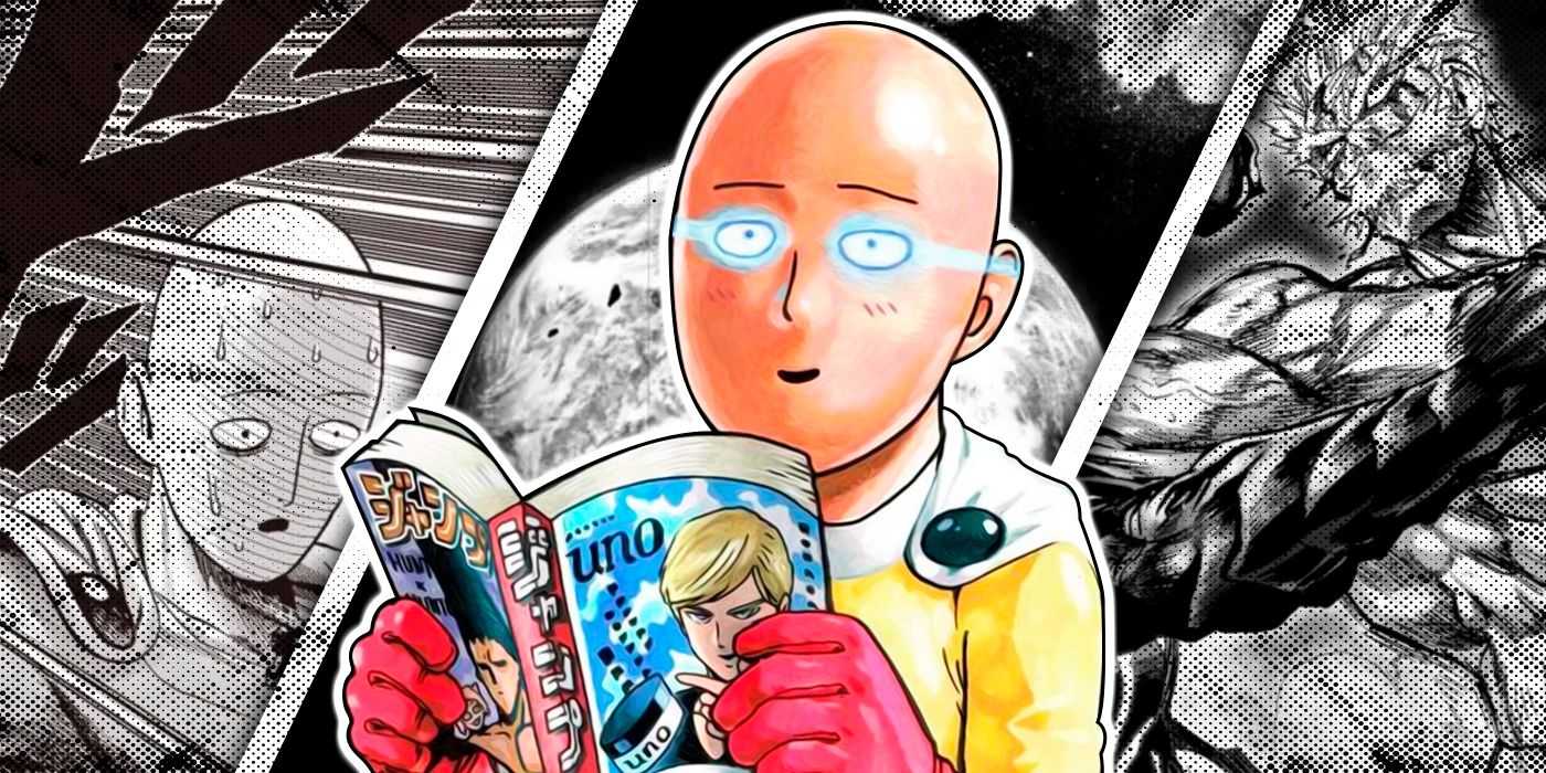 One Punch Man Manga-Panels