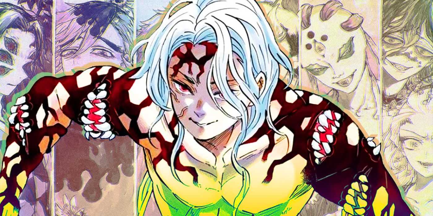 鬼滅の刃漫画で十二鬼月メンバーの前に立つ無惨