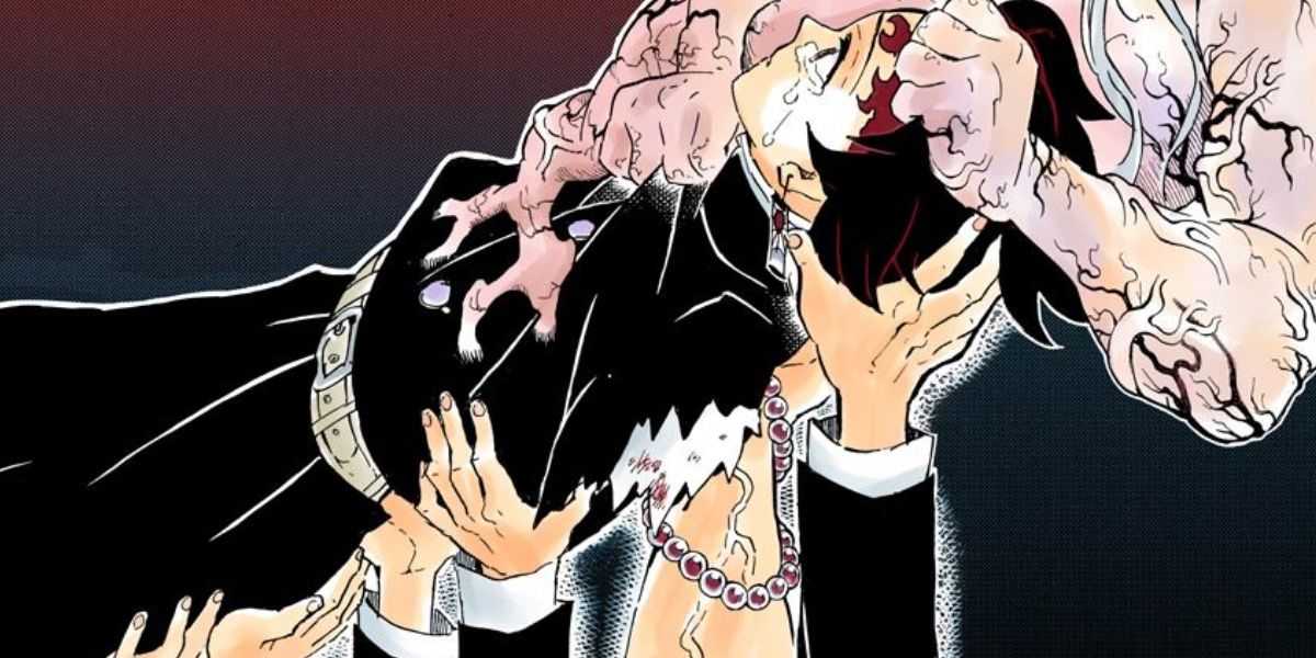無惨から炭治郎を救う死んだ柱の手