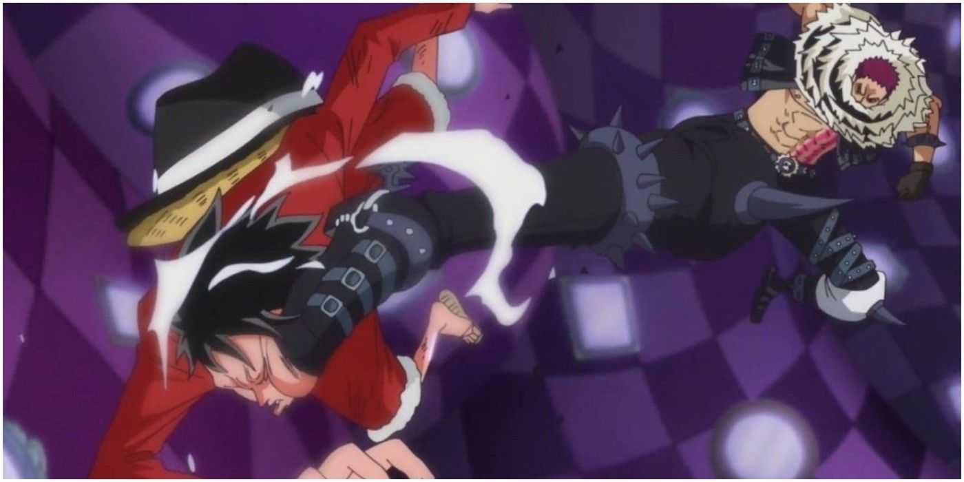Катакури против Луффи в One Piece