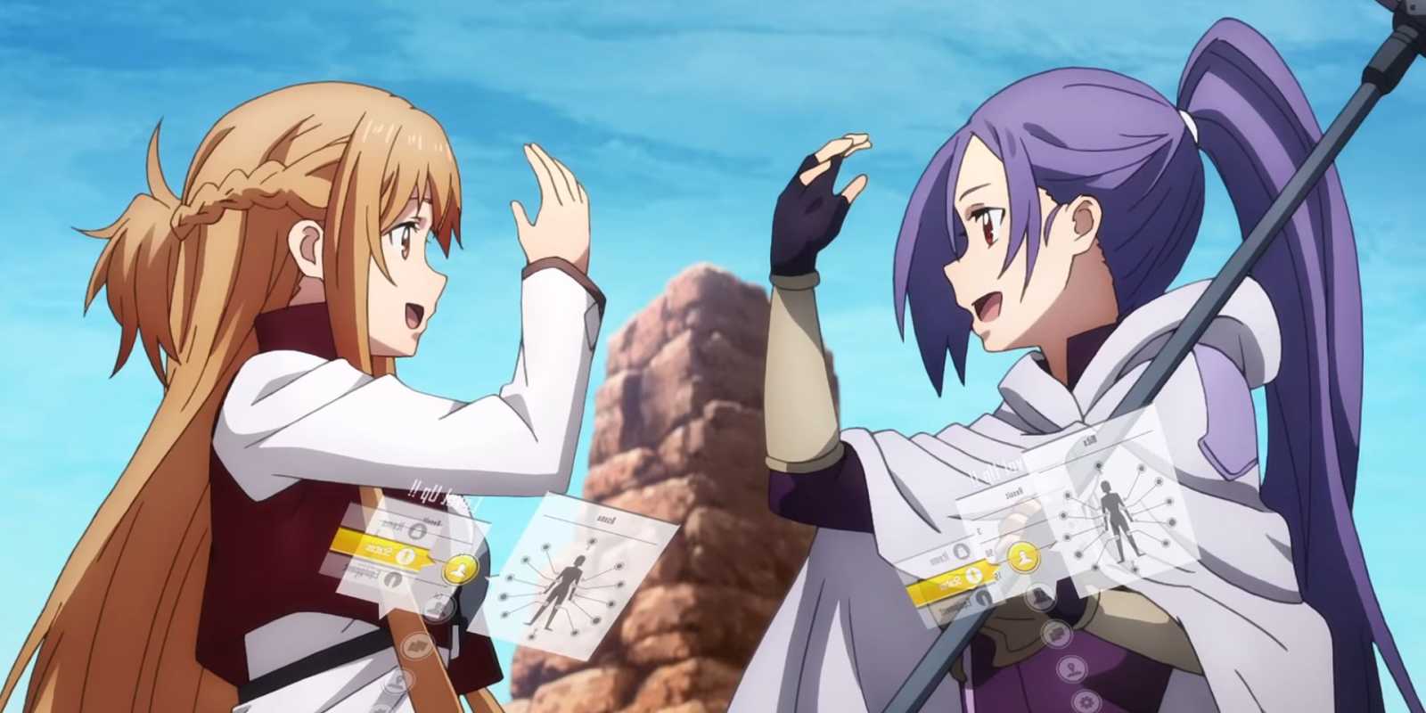 Asuna y Mito chocan esos cinco