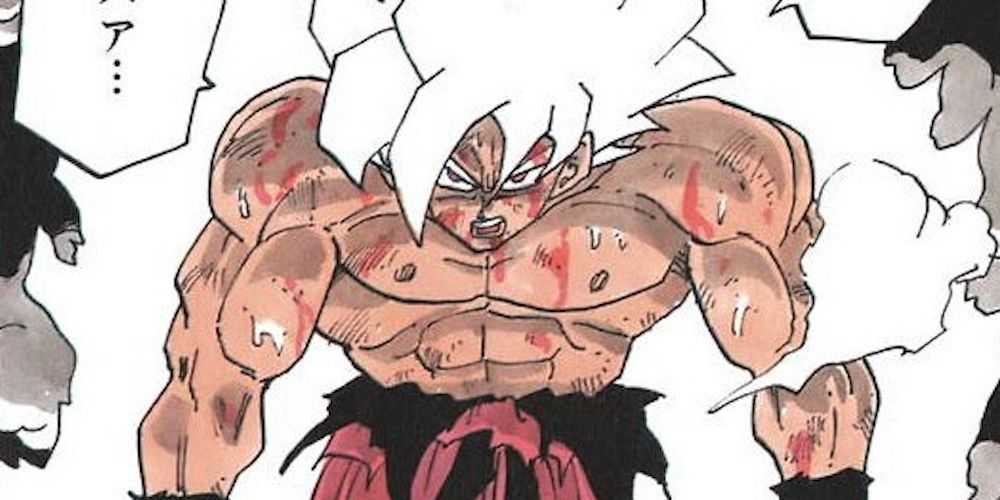 Super Saiyan Goku mide a Freezer en el manga Limited Color Dragon Ball Z.