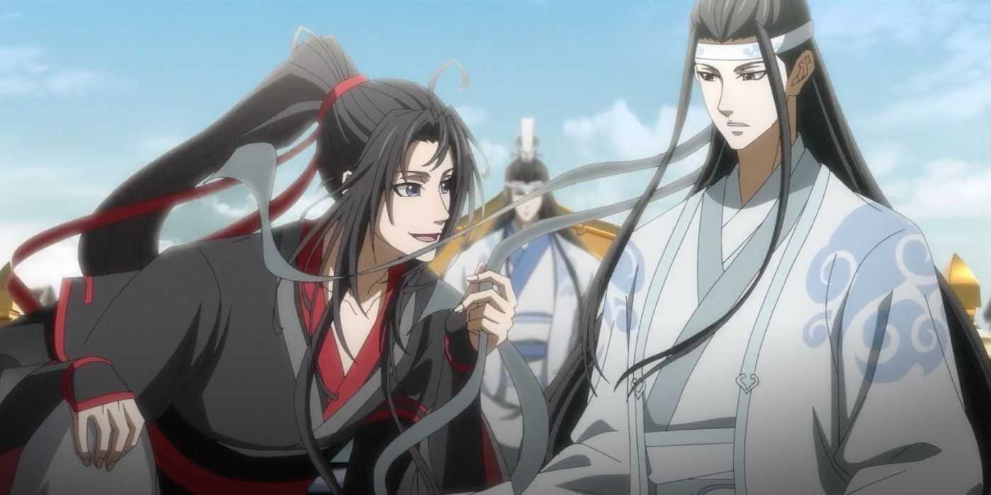mo dao zu shi wei wuxian lan wangji cinta para la frente