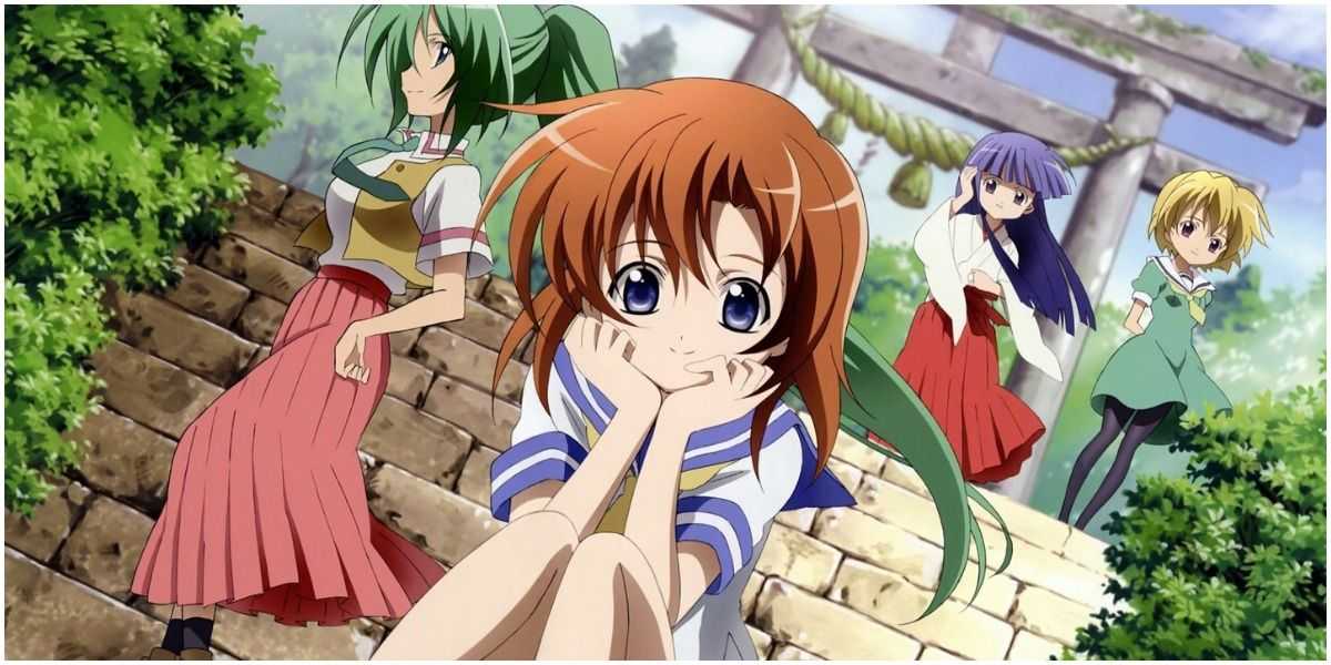 arte de personajes de Higurashi