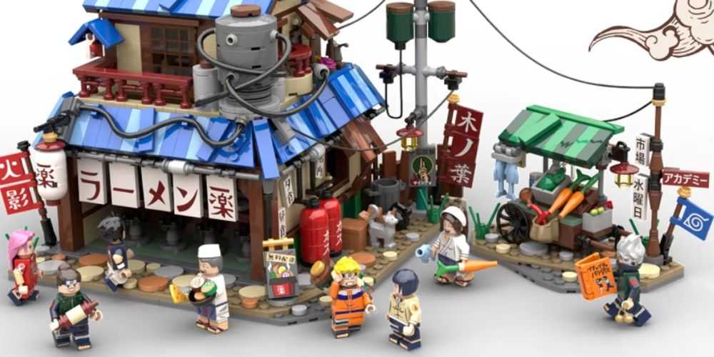Ichiraku Ramen z Naruta, ale ako súprava LEGO od DadiTwins