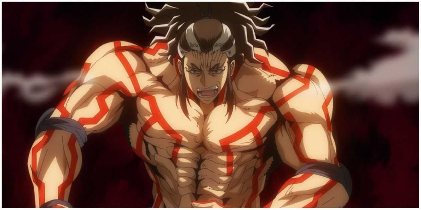 Raiden Tameemon se cansa mientras lucha contra Shiva en Record of Ragnarok.