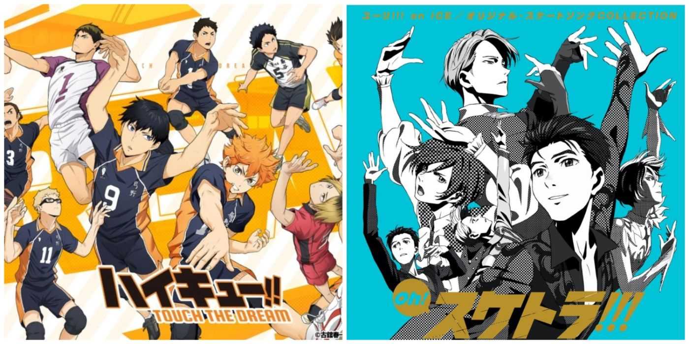 Geteiltes Bild von Haikyuu und Yuri on Ice