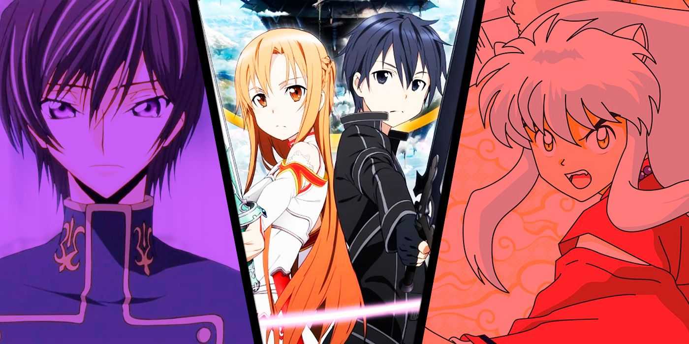 Sword Art Online, Inuyasha y Code Geass